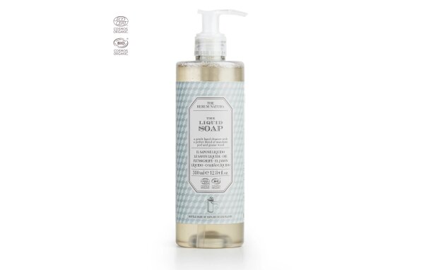The Rerum Natura Flüssigseife Bio-zertifiziert mit verschlossener Pumpe 380 ml