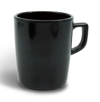 Kaffeebecher aus Melamin schwarz 150 ml