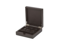 Sachethalter PU Leder mit Deckel