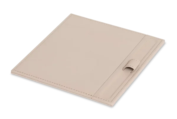 Bentley Notizblockhalter Augustine natural aus PU Leder