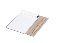 Bentley Notizblockhalter Augustine natural aus PU Leder