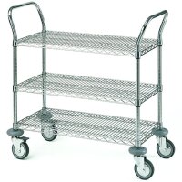 Logistics Transport Trolley with 3 Shelves size M