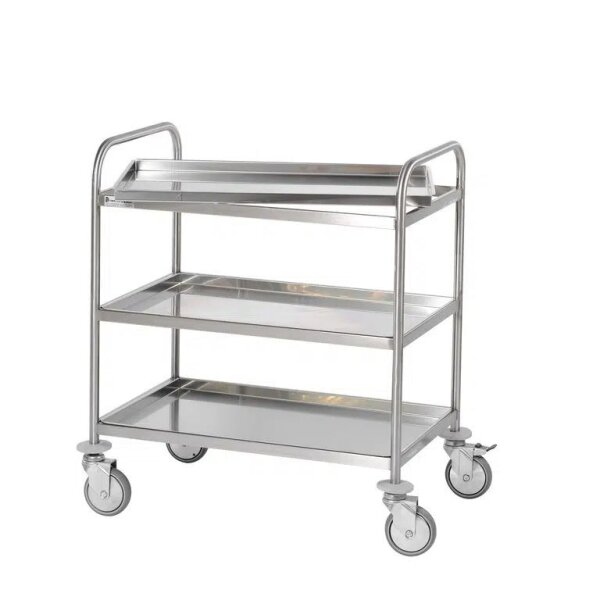Kitchen Serving Trolley with 3 Removable Shelves large