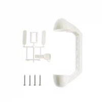 White Holder for Squeezable System with Screws