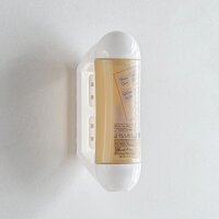 Semi-transparent Holder with Double Side Tape, For Squeezable Dispenser