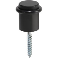 Bodentürstopper, Schwarz – Edelstahl, Matt Finish