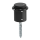 Bodentürstopper, Schwarz – Edelstahl, Matt Finish