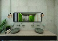 LED Cosmetic Mirror with 3x magnification with Two Arms