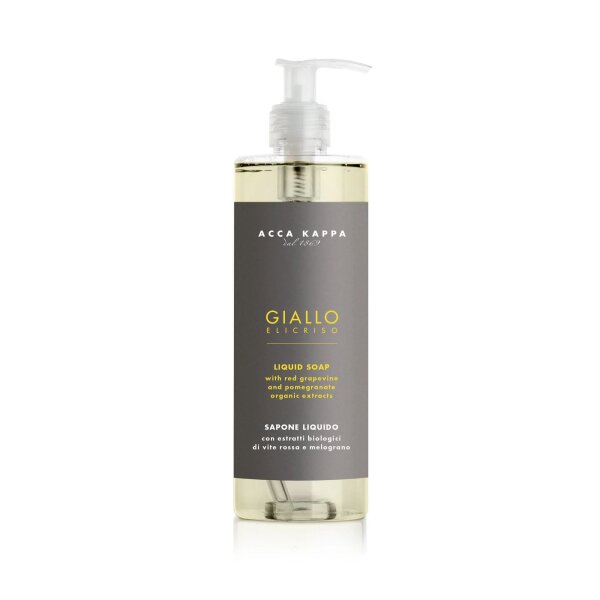 Acca Kappa Giallo Elicriso Liquid Soap with Locked Pump 380 ml