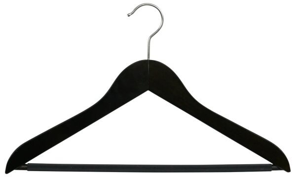 Hotel Hanger with Bar black 45 cm