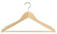 Hotel Hanger with Bar and Notches lacquered 45 cm