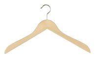 Economy Wooden Hotel Coat Hanger basic lacquered 44 cm