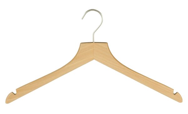 Profi Hotel Hanger with Notches lacquered 45 cm
