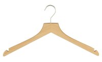 Profi Hotel Coat Hanger with Bar and Notches lacquered 45 cm