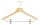 Profi Wooden Hotel Hanger with Bar and Clips lacquered 45 cm