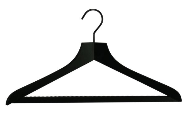 Profi Hotel Hanger with Bar black 45 cm