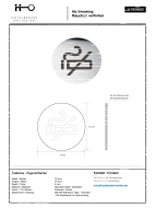 No Smoking Door Sign Polished Stainless Steel Round Ø 75 mm 3M Self-Adhesive