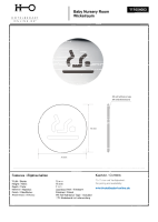 Baby Changing Pictogram Polished Stainless Steel Round Ø 75 mm - 3M Self-Adhesive