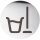Round Pictogram Cleaning Room polished