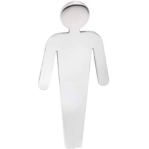 Pictogram Mens Toilets polished