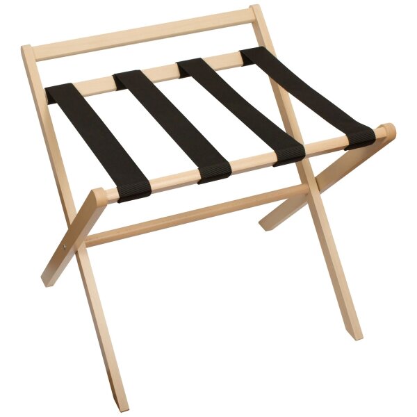 Luggage Rack with Back Support, beech