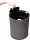 Separation Waste Bin with Three Compartments 13 l black
