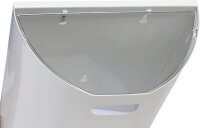 Half Round Wall-mounted Bin - 40 l white