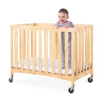 Travel Sleeper Folding Wood Crib mini