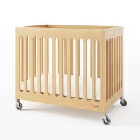 Foundations Boutique Folding Mini Baby Crib –...