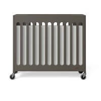 Boutique Folding Mini Crib gray