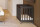 BOUTIQUE klappbare Hotel Babybett aus Holz grau
