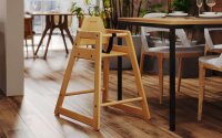 Foundations NeatSeat – Stapelbarer Kinderhochstuhl aus Naturholz