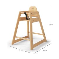 Foundations NeatSeat – Stapelbarer Kinderhochstuhl aus Holz