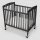 Limea Babybett Schwarz – Kompaktes Hotel- & Kinderbett