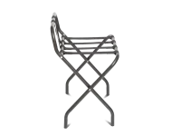 Luggage Rack with Back Support Mary II black