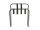 Luggage Rack with Back Support Mary II black