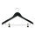Chain Hotel Coat Hanger Basic with Clip Bar and Skirt Notch black