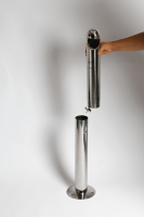 Column Ashtray - polished stainless steel