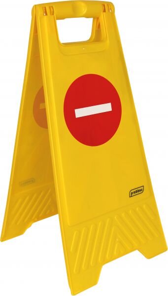 Warning Floor Sign - No Entry