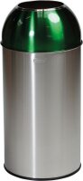 Abfallbehälter mit Einwurfloch 40 L grün