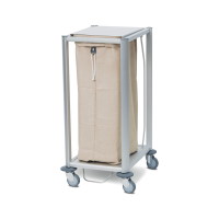 Laundry Trolley Mono with Lid and Pedal 110 l