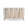 Quatro Laundry Trolley 80L with Lid and Pedal – Aluminium Frame – Includes Laundry Bags