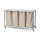 Quatro Laundry Trolley 80L with Lid and Pedal – Aluminium Frame – Includes Laundry Bags