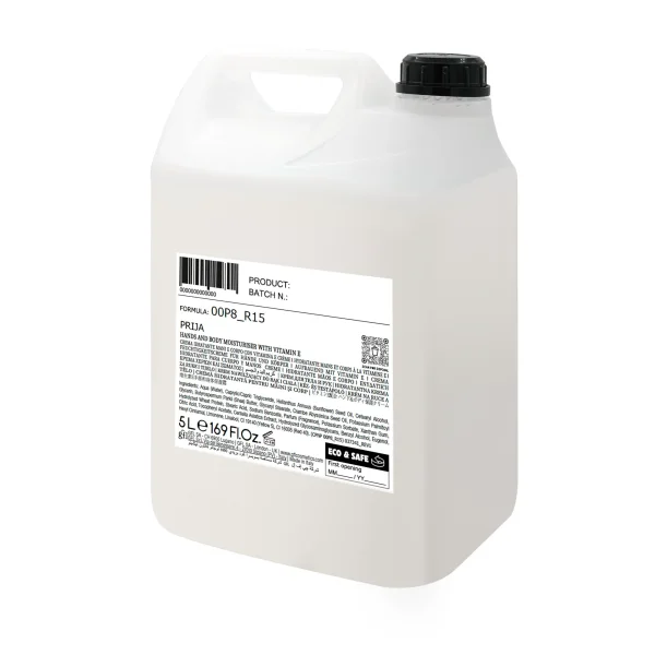 Prija Hand and Body Cream Tank 5 L