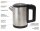 Corby Canterbury Hospitality Tray with Drawer and Hotel Kettle 0.6 L