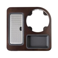 Corby Canterbury COMPACT Welcome Tray, dark wood