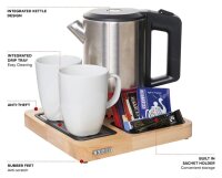 Corby Canterbury COMPACT Welcome Tray, light wood