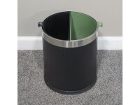 Corby Double Wall Waste Bin 9 l black