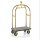 Kofferwagen BIRDCAGE ø 50 mm Goldfarbig mit grauer Teppich