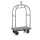 Kofferwagen BIRDCAGE ø 50 mm Silberfarbig gebürstet mit grauer Teppich